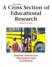 A Cross Section of Educational Research