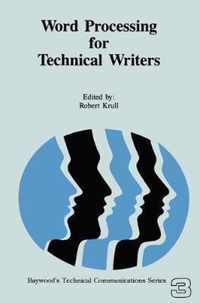 Word Processing for Technical Writers