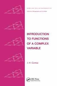 Introduction to Functions of a Complex Variable