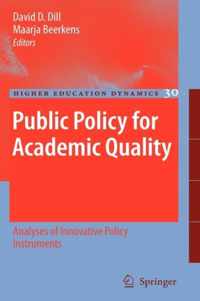 Public Policy for Academic Quality