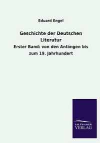 Geschichte Der Deutschen Literatur