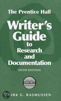 The Prentice Hall Writer's Guide to Research and Documentation