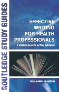 Effective Writing for Health Professionals