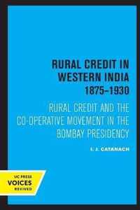 Rural Credit in Western India 1875-1930