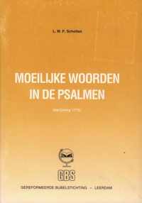 Moeilyke woorden in de psalmen