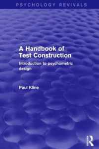 A Handbook of Test Construction