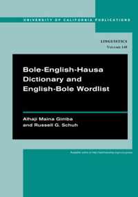 Bole-English-Hausa Dictionary and English-Bole Wordlist