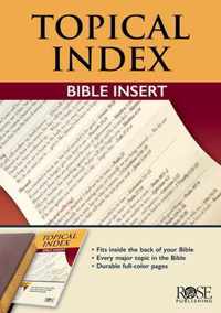 Topical Index: Bible Insert