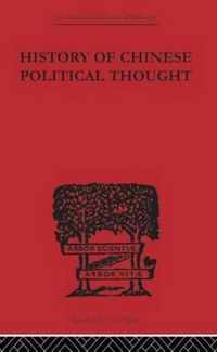 History of Chinese Political Thought