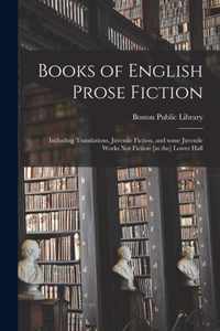 Books of English Prose Fiction