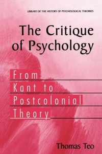 The Critique of Psychology