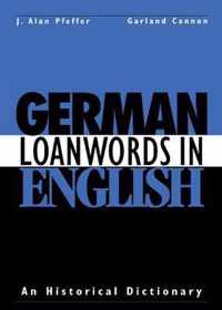 German Loanwords in English