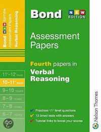 Bond Fourth Papers In Verbal Reasoning 10-11+ Years