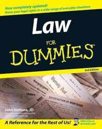 Law for Dummies 2nd Ed