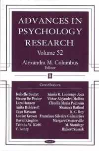 Advances in Psychology Research