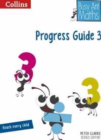 Progress Guide 3 (Busy Ant Maths)