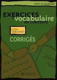 Exercices de vocabulaire en contexte