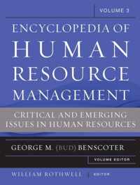 The Encyclopedia of Human Resource Management, Volume 3