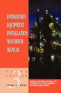 Estimator's Equipment Installation Man-Hour Manual