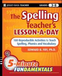 Spelling Teachers Lesson-a-Day