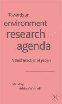 Towards an Environment Research Agenda