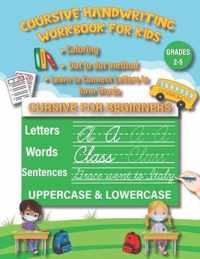 Cursive Handwriting Workbook For Kids