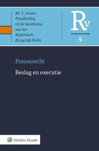 Asser-serie Rv-5 -   Beslag en executie