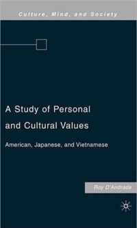 A Study of Personal and Cultural Values