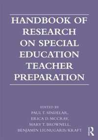 Handbook of Research on Special Education Teacher Preparation