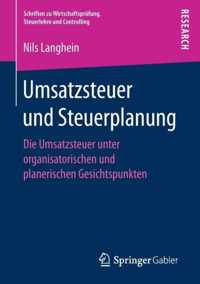 Umsatzsteuer und Steuerplanung