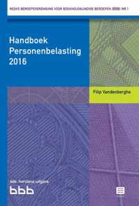 Reeks Beroepsvereniging voor Boekhoudkundige Beroepen 1 -   Handboek Personenbelasting 2017