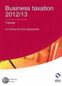 Business Taxation 2012/13 Tutorial