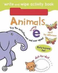 Write and Wipe Activity - Animals