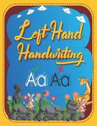 Left-Hand Handwriting: left-hand writing practice