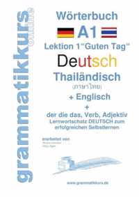 Woerterbuch Deutsch - Thailandisch - Englisch Niveau A1