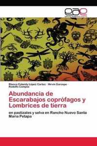 Abundancia de Escarabajos coprofagos y Lombrices de tierra