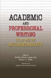 Academic and Professional Writing in an Age of Accountability