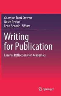 Writing for Publication