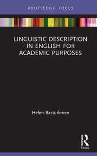 Linguistic Description in English for Academic Purposes