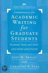 Commentary for Academic Writing for Graduate Students