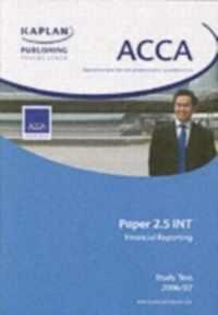 Acca Paper 2.5 Int Financial Reporting