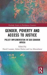 Gender, Poverty and Access to Justice