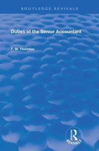 Duties of the Senior Accountant