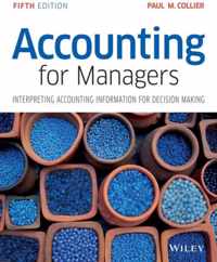 Accounting For Managers Interpreting Acc