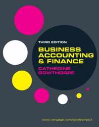 Business Accounting and Finance