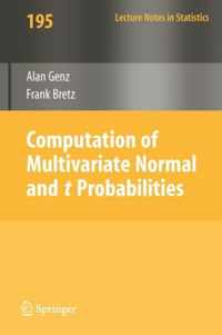 Computation of Multivariate Normal and t Probabilities