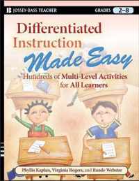 Differentiated Instruction Made Easy