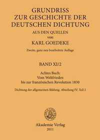 Achtes Buch: Vom Weltfrieden Bis Zur Franzoesischen Revolution 1830