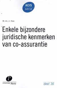 ACIS-serie 16 -   Enkele bijzondere juridische kenmerken van co-assurantie