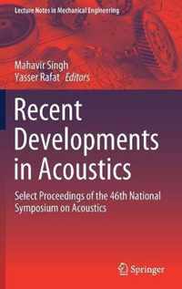 Recent Developments in Acoustics